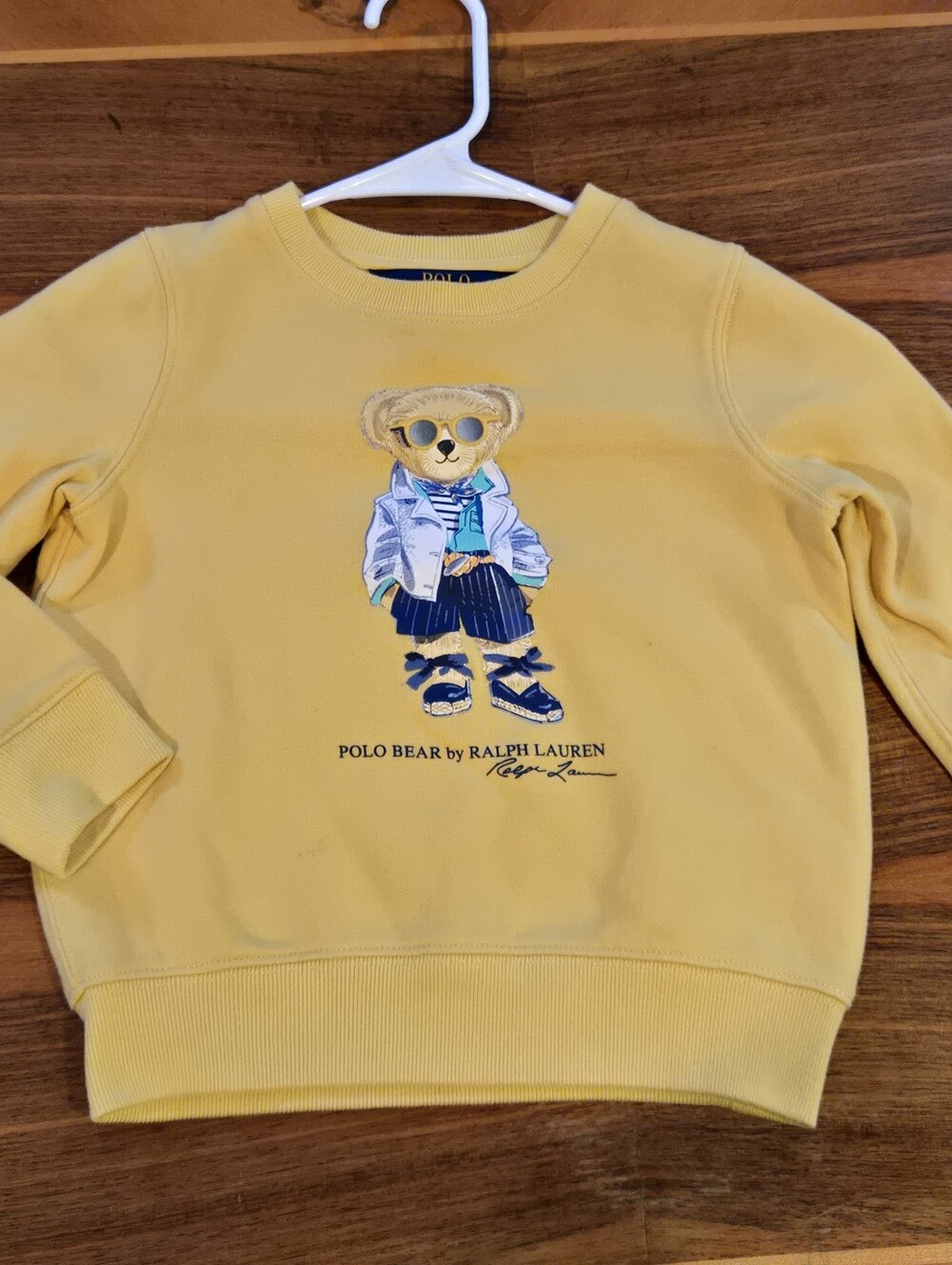 Polo Ralph Lauren Kids Size 4 Bear Graphic Crewneck Unisex